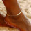 1 St Strandankel Ormdesign Fotkedja Diy-Accessoar Guld 11