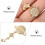 Silikon Charm Fin Legering Charm För 10
