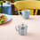 2St Kaffekoppar: Rostfritt Med Handtag Lock För Utebruk 5