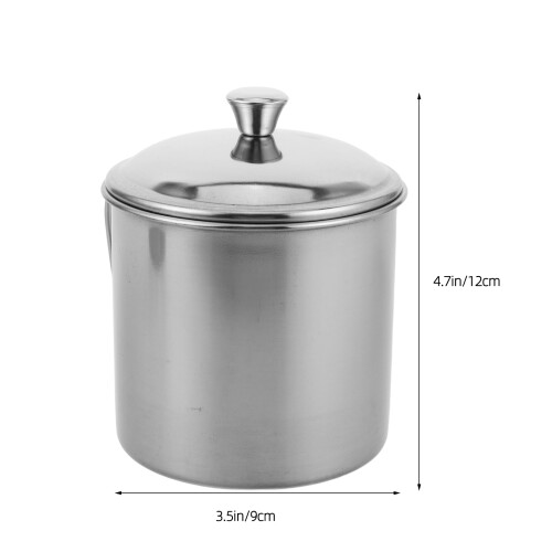 2St Kaffekoppar: Rostfritt Med Handtag Lock För Utebruk 1