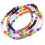 Beaded Bracelets Grey 4pcs 2.36x2.24x0.20in 7