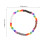 Beaded Bracelets Grey 4pcs 2.36x2.24x0.20in 2