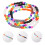 Beaded Bracelets Grey 4pcs 2.36x2.24x0.20in 4