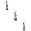 3St Rosblomma I Vintage- Nyckelring 11