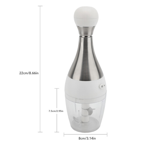Piccolo macinino manuale per aglio in plastica 299,00 g 1