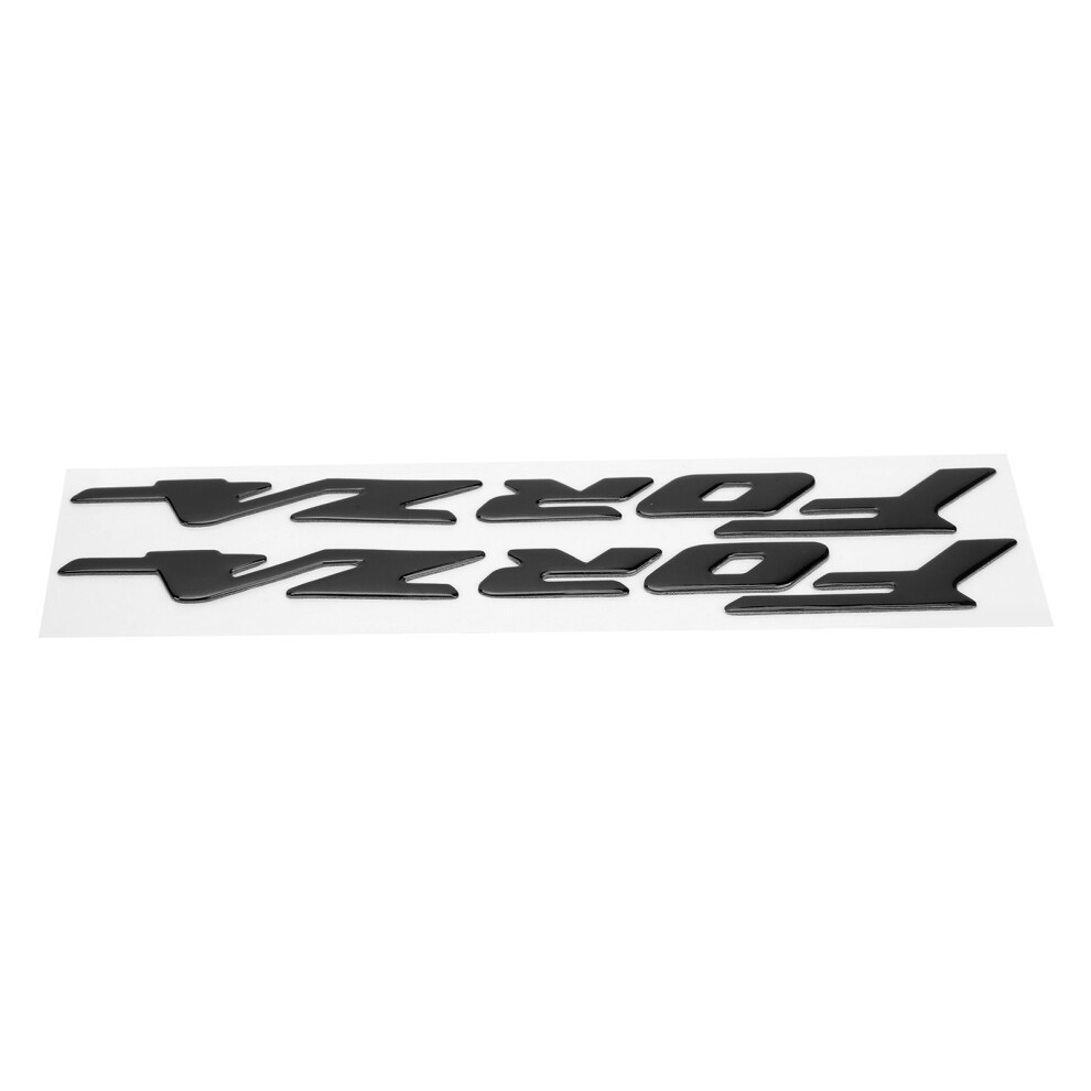 3D Motorcycle Emblem Stickers For Honda Forza 300/125/250 Black 8741358953922