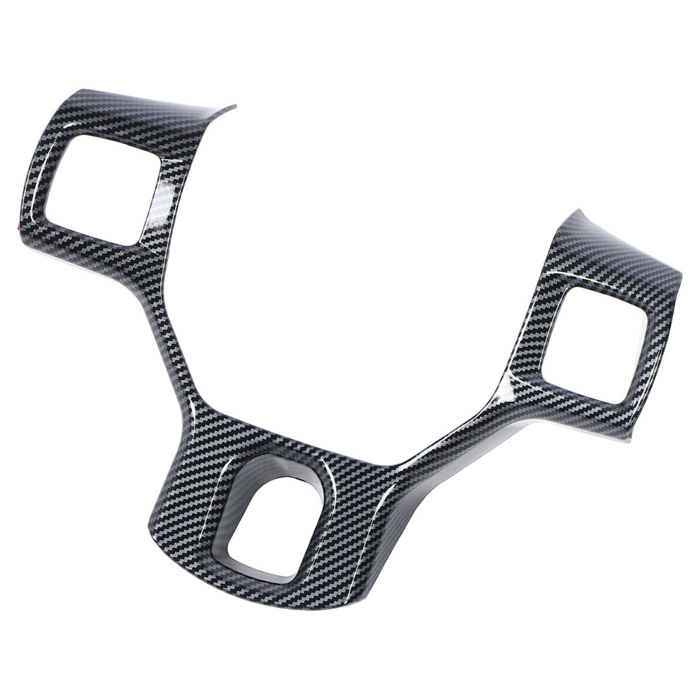 Carbon Fiber Pattern Steering Wheel Cover Trim For 1500-3500 2011-2018 9451358955527