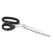 Heavy Duty Stainless Steel Leather Scissors with Lengthened Black Handles
