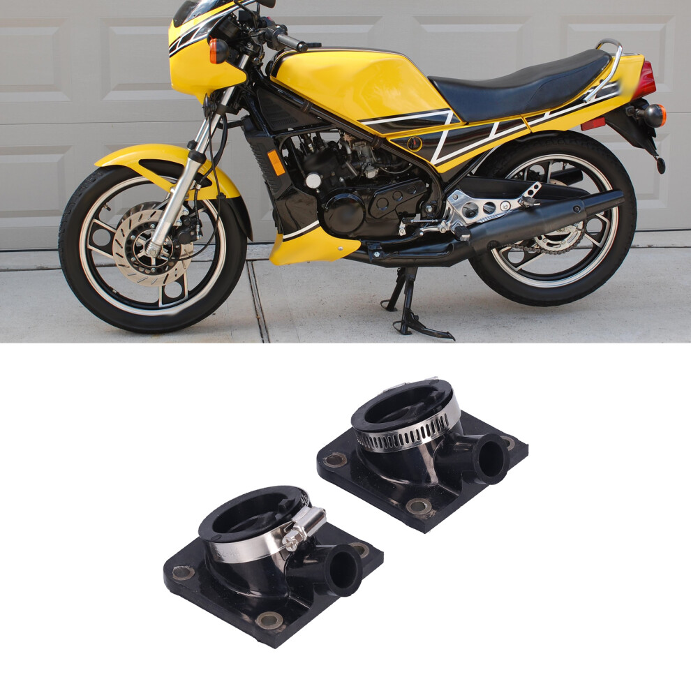 Rubber Carburetor Intake Manifold Boots Pair For Yamaha Yfz350 Rd350 8351358956771