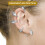 Ear Cuff Örhängen För Kvinnor: Legering Punk 9