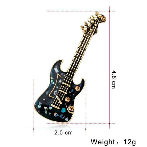 Guitar Brooch Musikinstrument Smycke 1