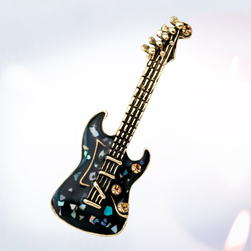 Guitar Brooch Musikinstrument Smycke 2