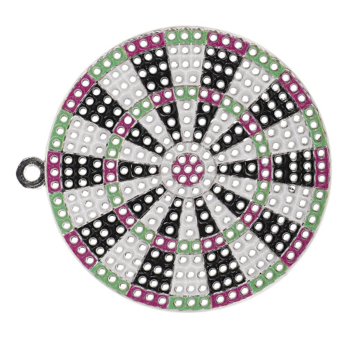 Sidig Dartskiva Charms Hängande Mini Anhängare
