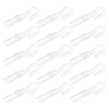 20Pièces Crochets Transparents Pour Lames De Stores