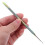 1 Set Rostfritt Cuticle Pusher Med Sandpappersblad 4
