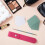 1 Set Rostfritt Cuticle Pusher Med Sandpappersblad 6