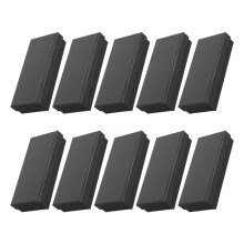 10Pcs Black Watch Box Cardboard Display Case With Cushion