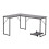 Living And Home Modern L-Shaped Computer Desk 2