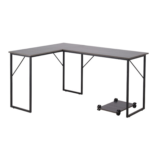 Living And Home Modern L-Shaped Computer Desk 1