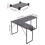Living And Home Modern L-Shaped Computer Desk 6