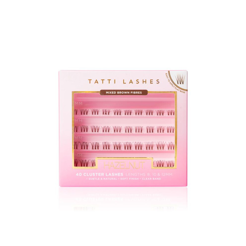 Black (Hazelnut - Au Natural, ) Tatti Lashes Invisi-Lash Kit