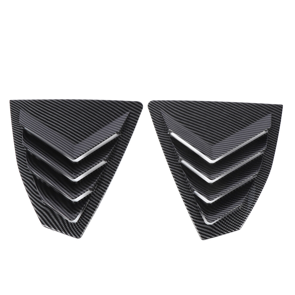 Rear Side Window Louver Shutter Cover Trim For Wrx Sti Vb 2022+ Glossy Black 6921358958666