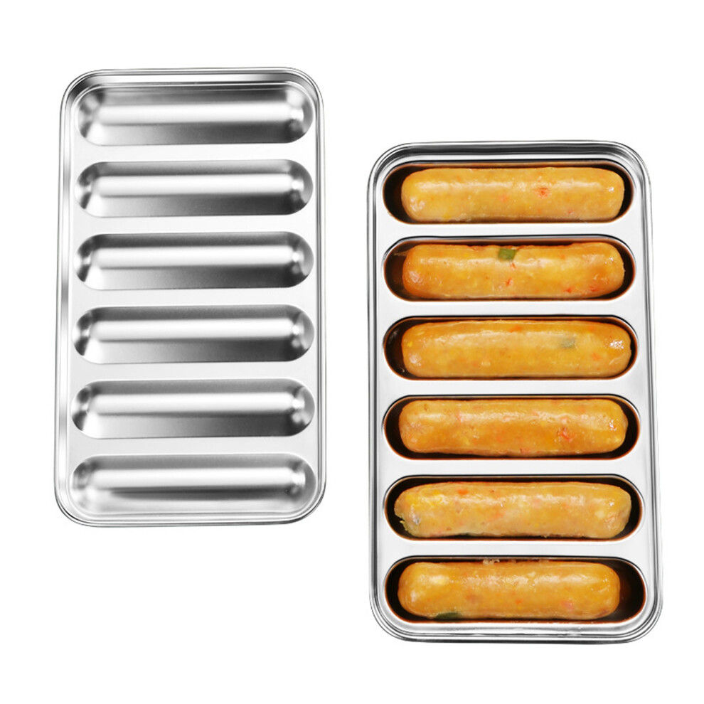 Baby Food Sausage Mold 304 Stainless Baking Safe & Non-Stick Polished Finish