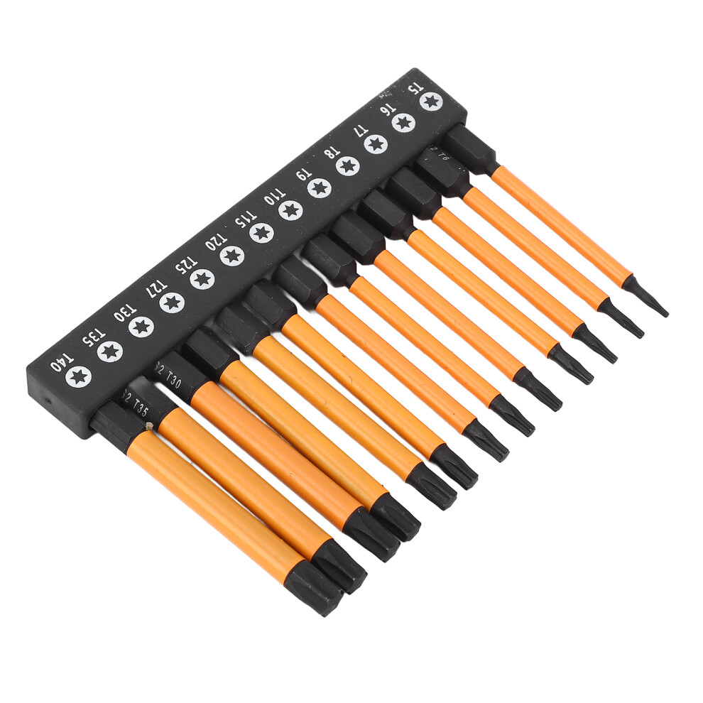 13Pcs Star Bits Set 75Mm S2 Steel T5âT40 Hex Shank Screwdriver 7901358958636