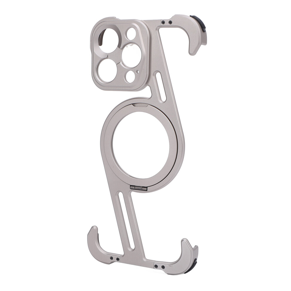 Ultra Thin Aluminum Alloy Phone Case For 16 Pro Max With Kickstand & Shock Proof 8411358959544