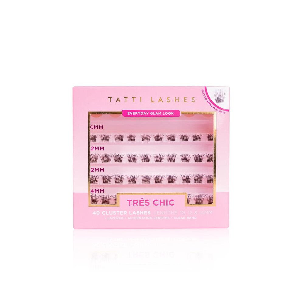 (Tres Chic, Clear) Tatti Lashes Invisi-Lash Kit