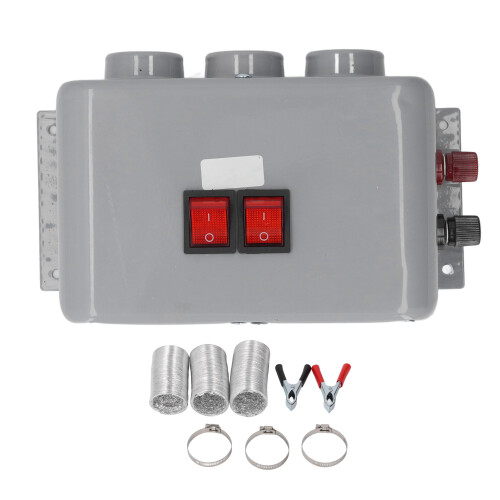 3 Hole Car Heater 24V 600W Windshield Defroster Kit, Compact, Adjustable 2