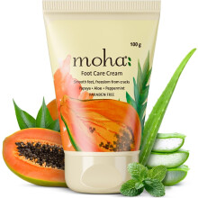 Moha Foot Cream for Rough, Dry and Cracked Heels| Nourishing Foot Softening Cream - 100g