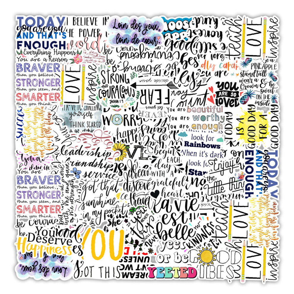 50Pcs Non-Trace Waterproof Graffiti Stickers For Laptop Mobile Phone And Tablet 4631358961802