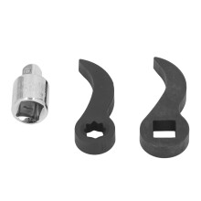 Versatile 2PCS Pry Bar Adapter Kit for 3/8 Star and 1/2 Square Drives