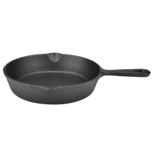 Vielseitige 20 cm Gusseisenpfanne: Ofen, Grill, Herd & Lagerfeuer