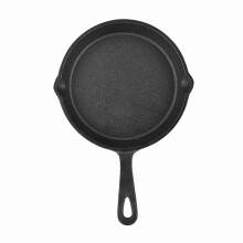 Robuste 16 cm Gusseisenpfanne: Ideal für jede Wärmequelle & Antihaftbeschichtung