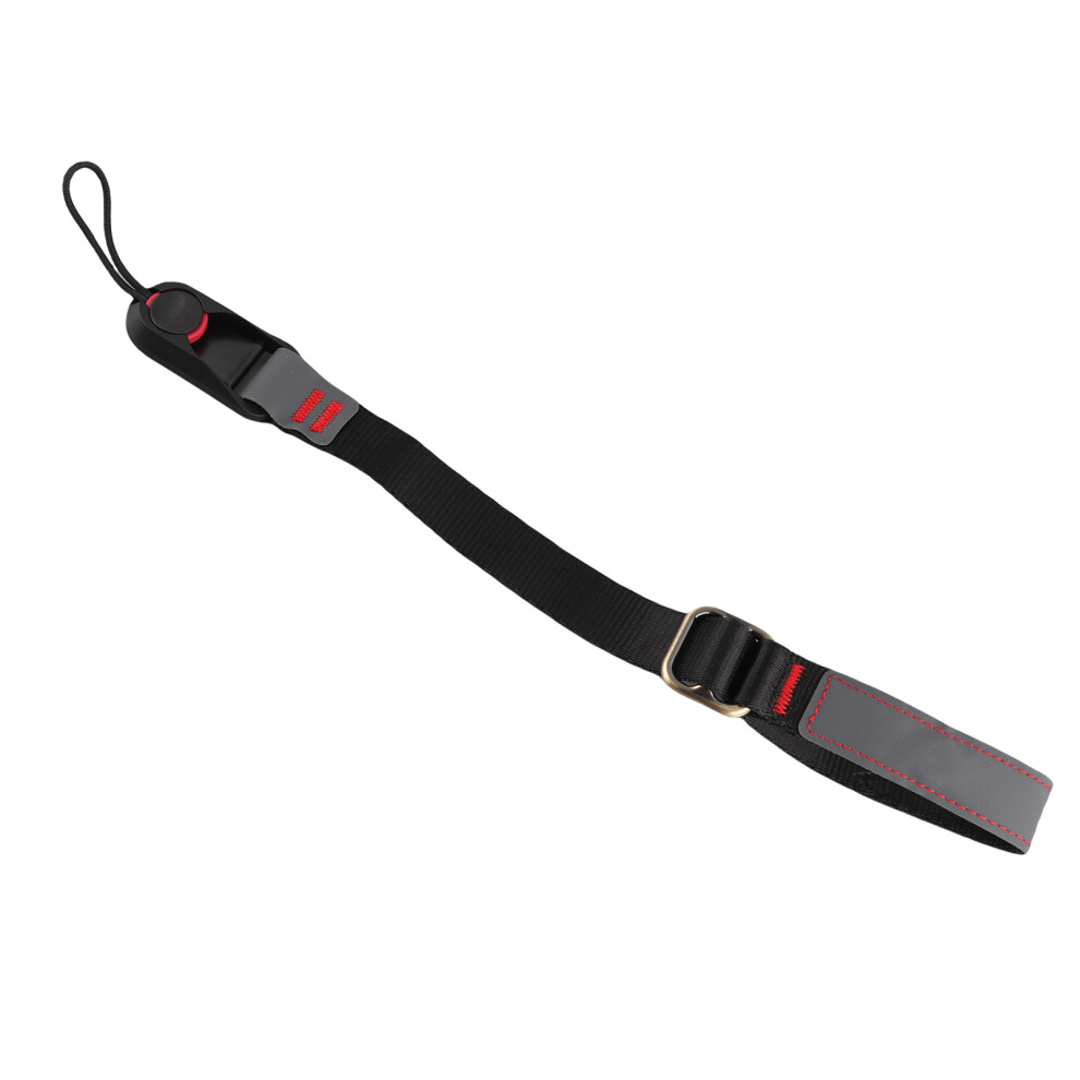 Adjustable Camera Wrist Lanyard Soft Super Fiber & Nylon Strap Gray 9381358964734