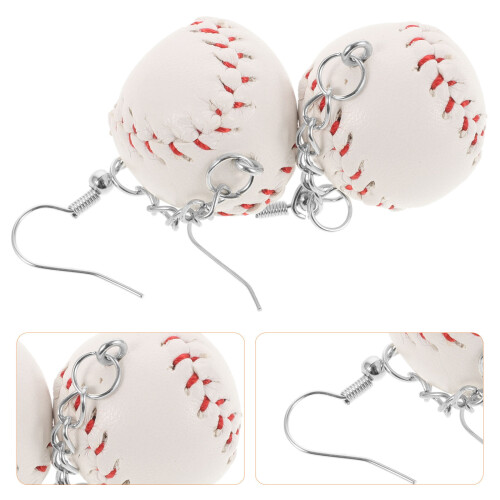1 Baseboll Örhängen För Flickor 2