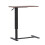 Living And Home Height Adjustable Mobile Table Overbed Desk with Wheels, Walnut 4