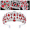Tiare Rouge En Cristal Commode Pour Décoration Mariage 9