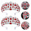 Tiare Rouge En Cristal Commode Pour Décoration Mariage 5