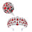Tiare Rouge En Cristal Commode Pour Décoration Mariage 10