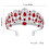 Tiare Rouge En Cristal Commode Pour Décoration Mariage 4