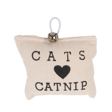 Cat Tassel Toy Cat Bell Cloth Bag Plush Pendant 1pack