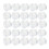 100Pcs Diy Örhängen Tillbehör Multifunktionella Öronproppar 7