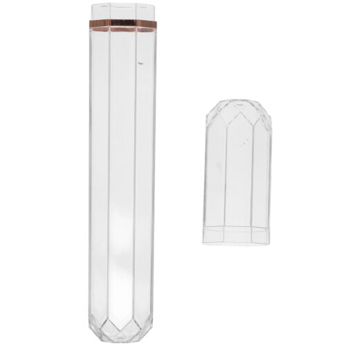 Acrylic Förvaringsrörshållare Vattenavvisande Reselåda