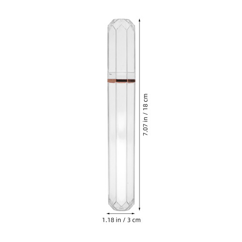 Acrylic Förvaringsrörshållare Vattenavvisande Reselåda 2