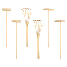 6Pcs Mini Sand Rake: Trädgårdsharv Sandbox Tillbehör Zen Verktyg