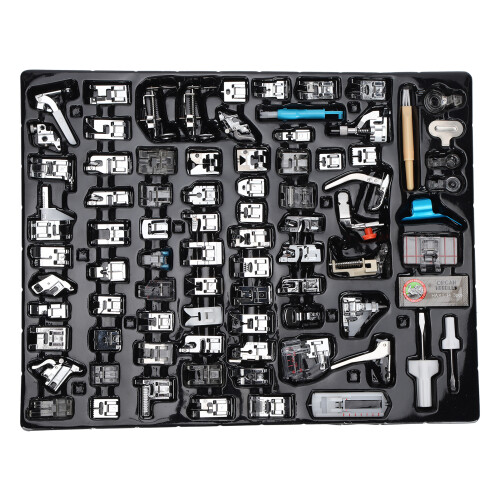 82Pcs Sewing Machine Presser Foot Set with Multiple Functions for Home Sewing 1