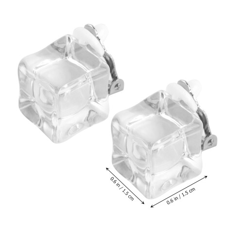 1 Styck Kubformad Örhängelse 1,5 cm 1
